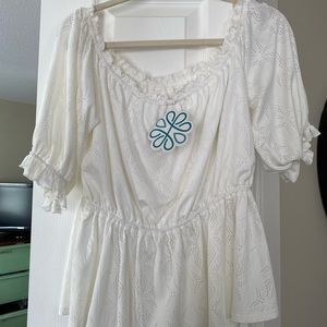 Shophopes ruffled short sleeve